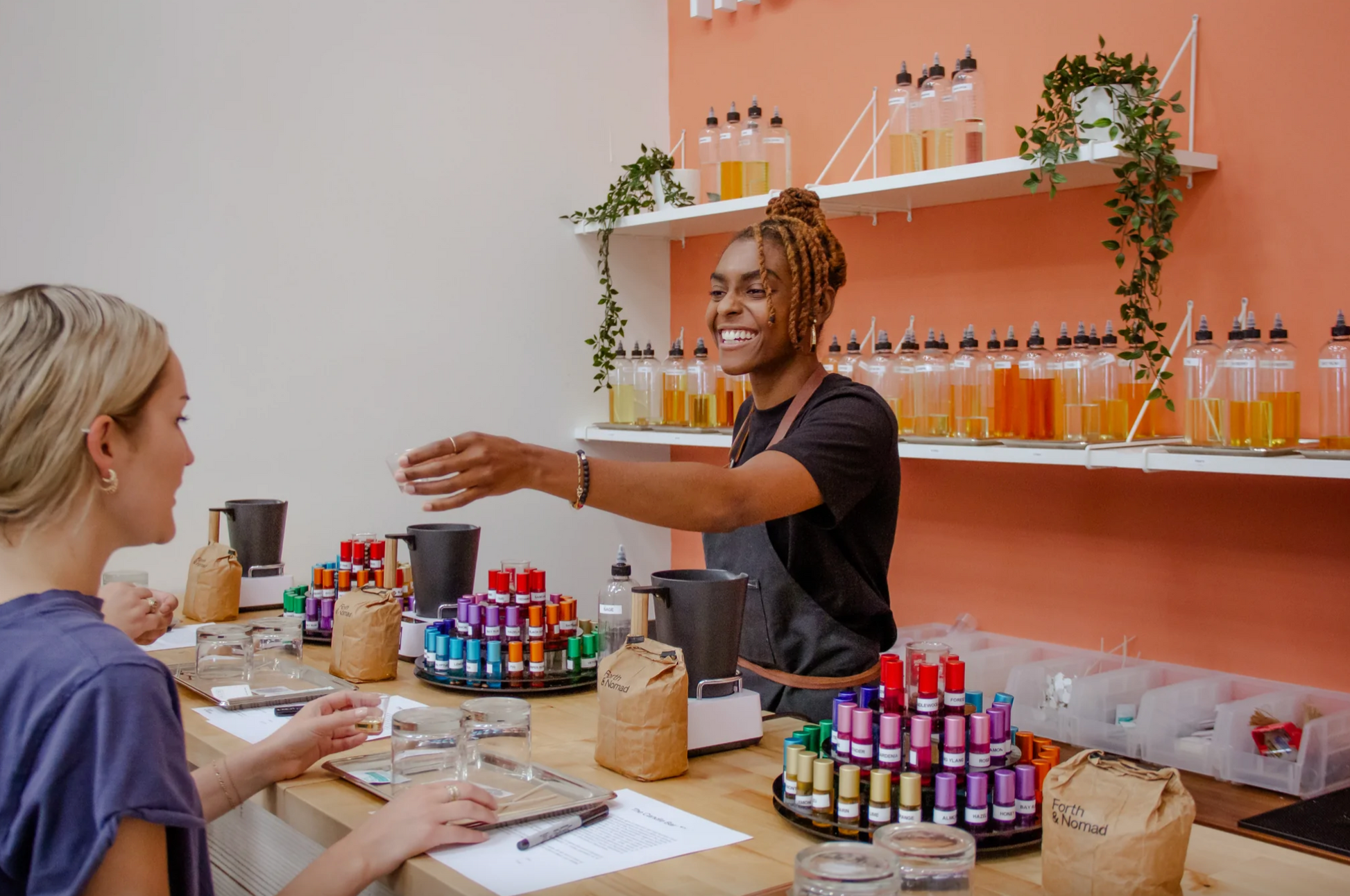 Candle best sale nail bar